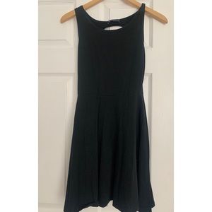 Brandy Melville Sexy Backless Black Dress